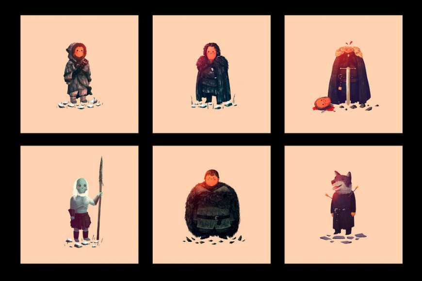 Olly Moss Game of Thrones Prints The Coolector