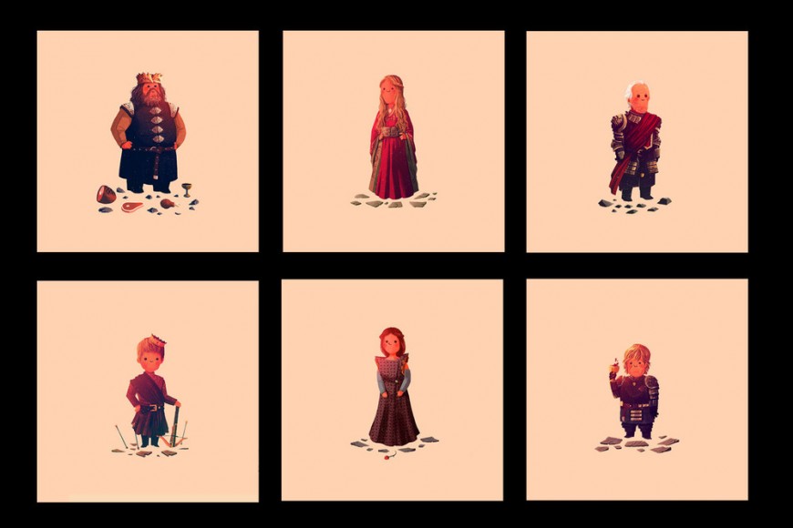 Olly Moss Game of Thrones Prints The Coolector