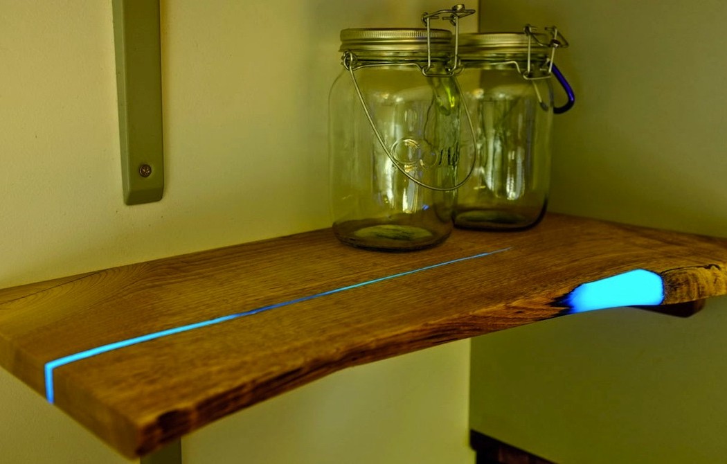 DIY Glowing Inlaid Resin Shelves The Coolector