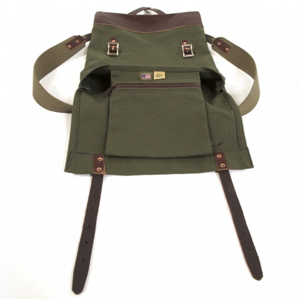 Duluth Pack Sportsman's Kit Bag – 6x10x5 Cm, Segeltuch Mit Leder, Made In USA, Für Rasierzubehör & Toilettenartikel
