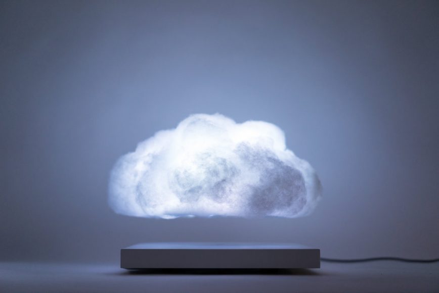 Floating Cloud Levitating LED Lamp | The Coolector