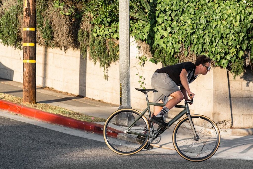 state bicycle black label army green
