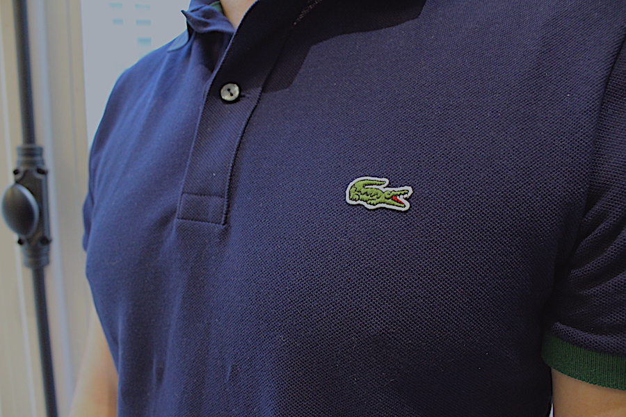 lacoste personalised polo