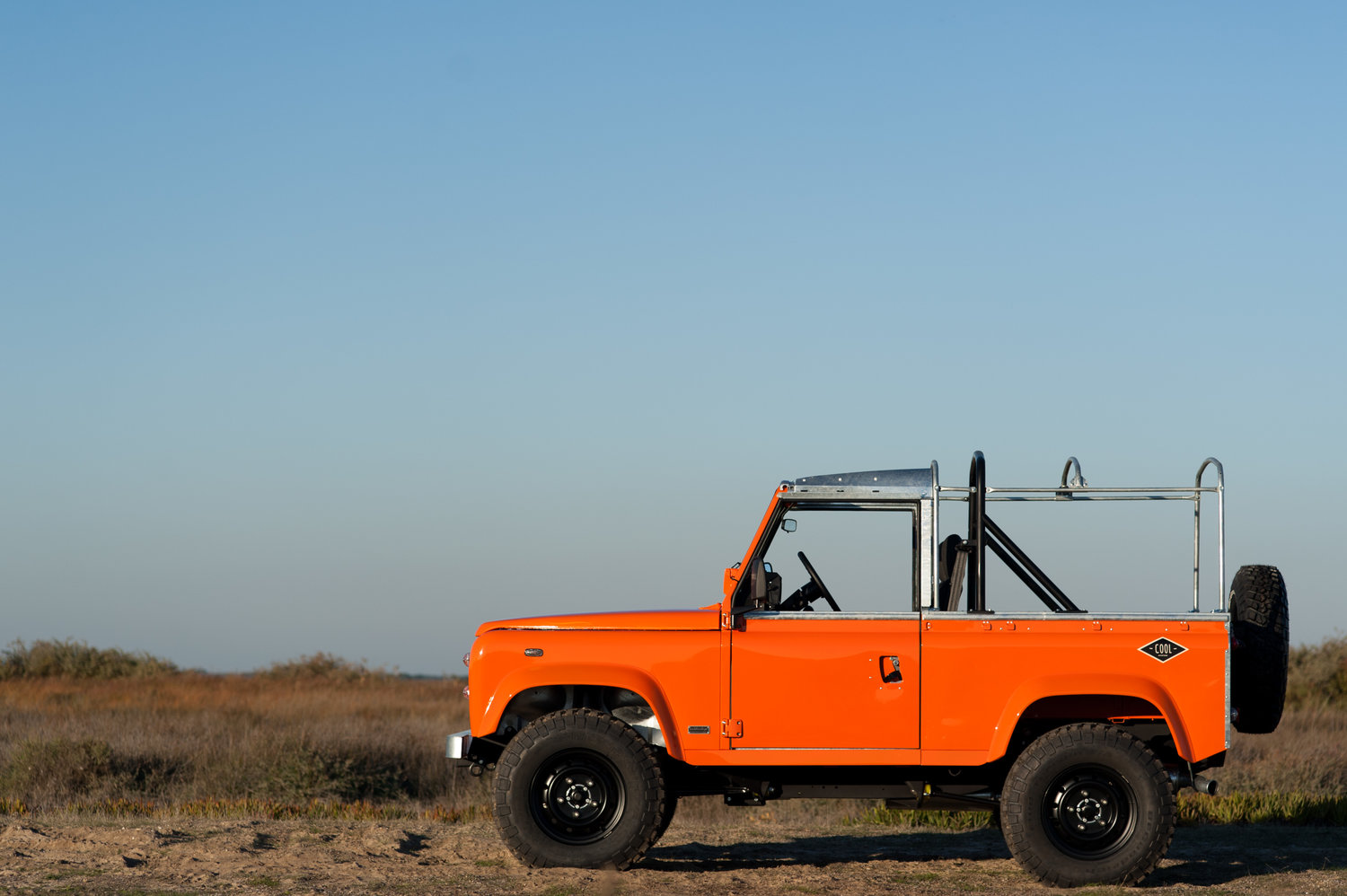 Cool & Vintage Orange Land Rover The Coolector