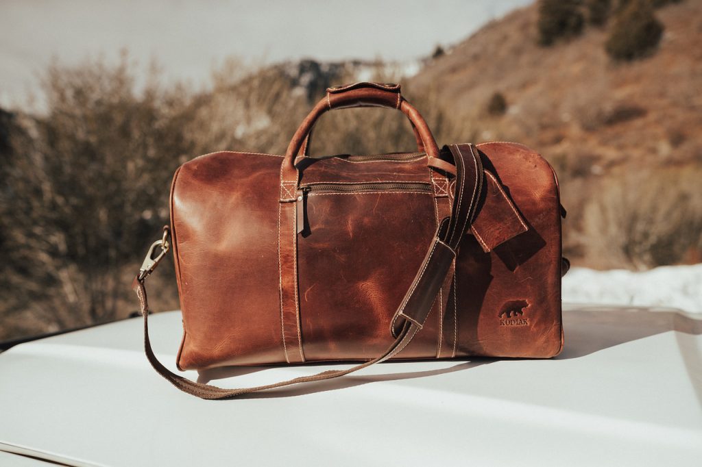 Kodiak Leather 30L Weekender Duffel Bag The Coolector