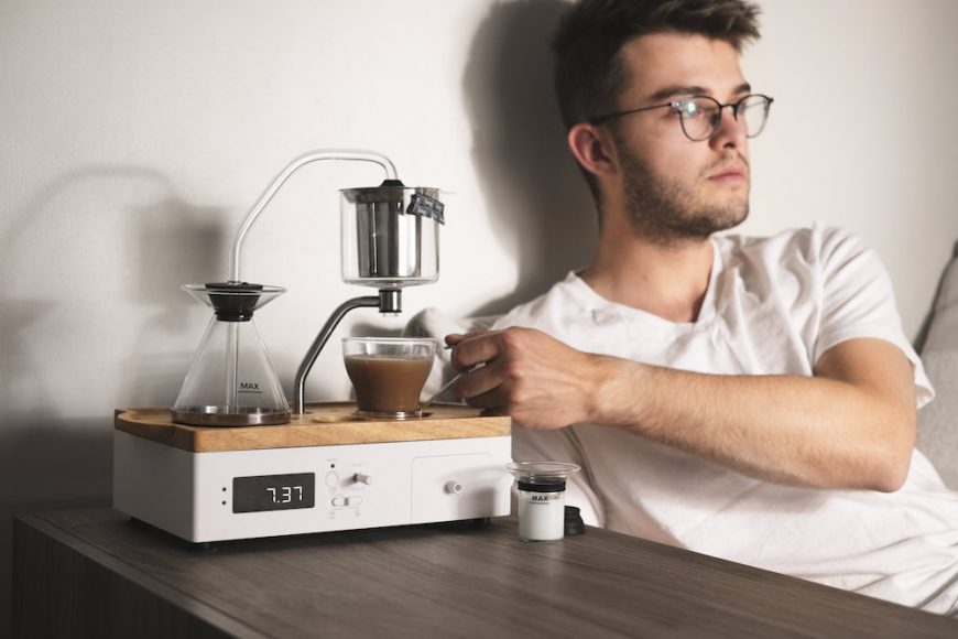 Barisieur 2.0 Coffee & Tea Brewing Alarm Clock The Coolector