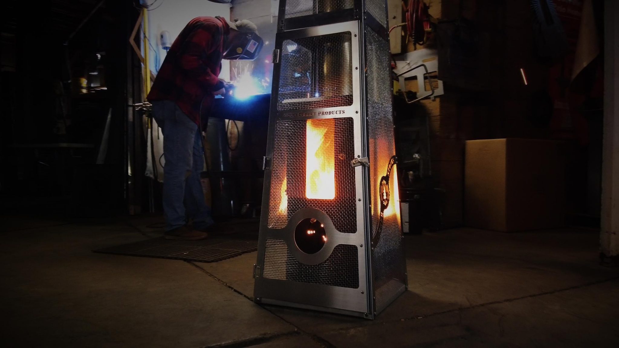 Wood Pellet Products Big Timber Elite® Patio Heater The Coolector