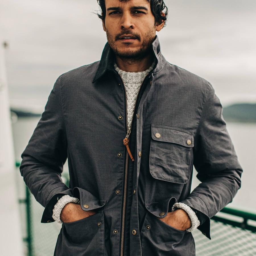 Taylor Stitch Rover Jacket in Ripstop Slate Dry Wax | The Coolector