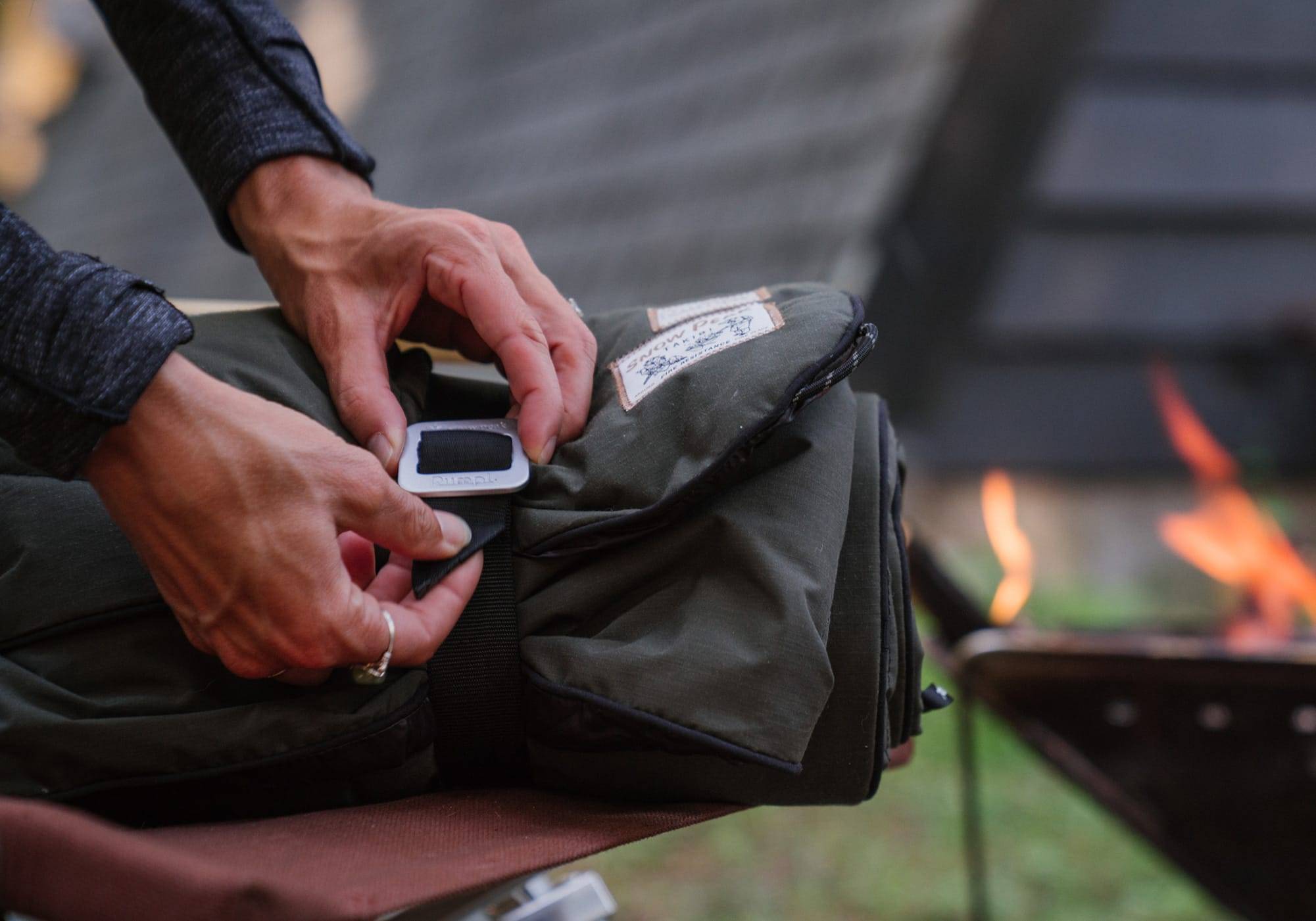 Rumpl x Snow Peak NanoLoft® Takibi Blanket The Coolector