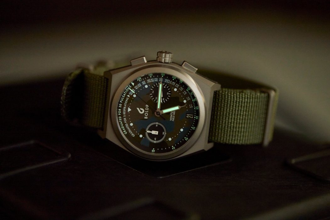 Boldr Supply Co Camo Dial Field Medic Chronograph Watch The Coolector