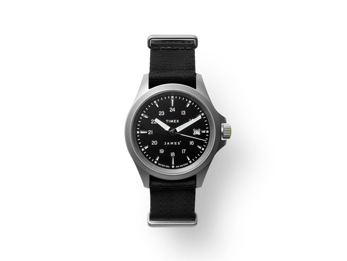 The James Brand × TIMEX Expedition North Titanium Automatic Watch The