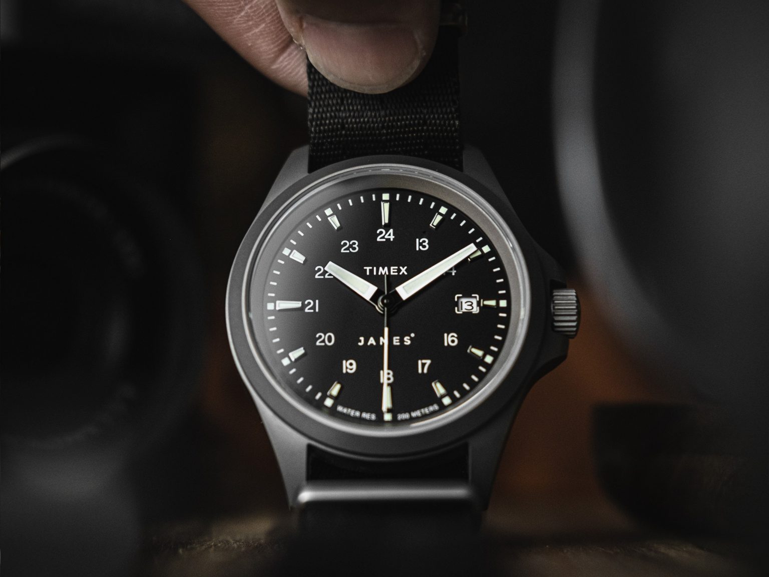The James Brand × TIMEX Expedition North Titanium Automatic Watch The