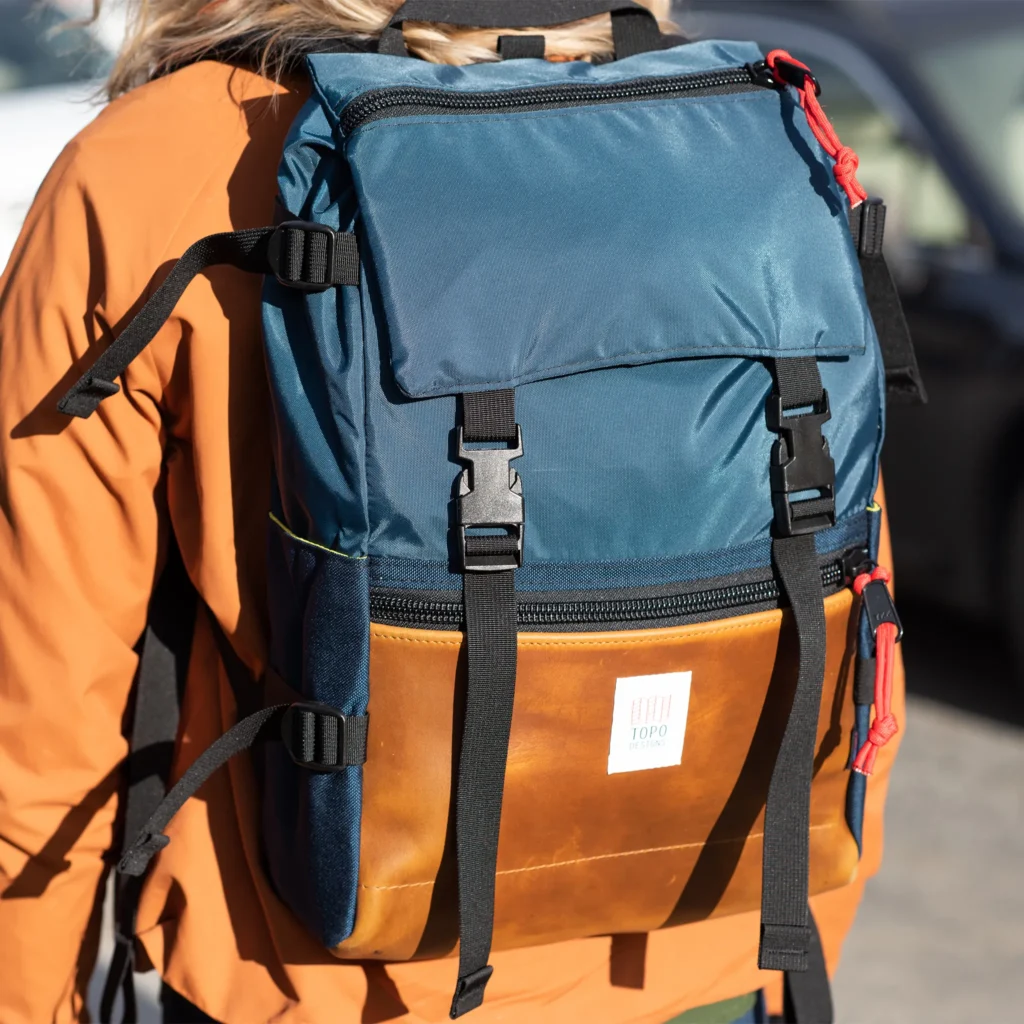 Topo Designs Leather Rover Pack | The Coolector