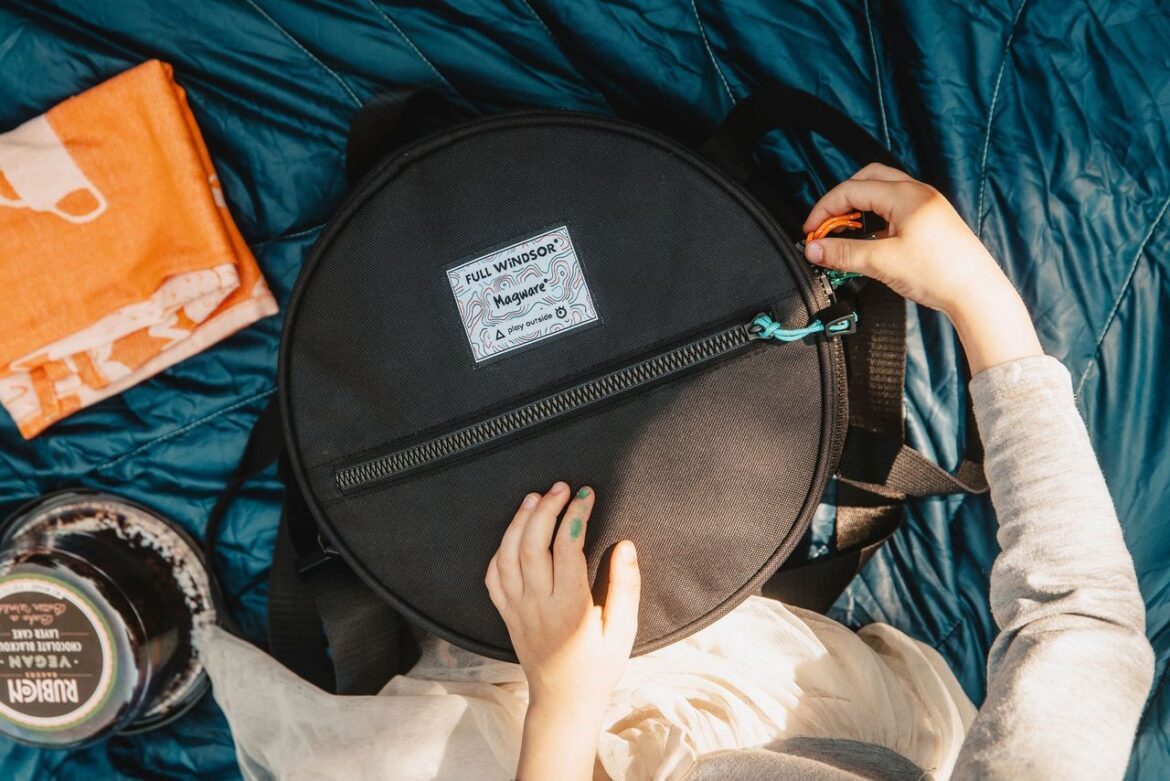 FULL WINDSOR - MAGWARE Magnetic Camping Cutlery Set - Travel Utensils For Camping, Cooking, And Outdoor Dining - Knife, Fork & Spoon - Portable Silverware With Pouch - Black (3 PCS