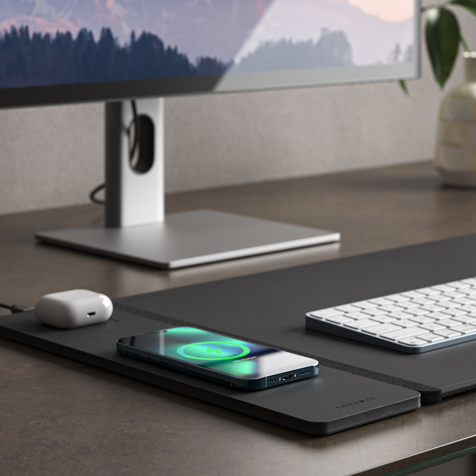 JOURNEY on Instagram: The ALTI Wireless Charging Desk Mat is the